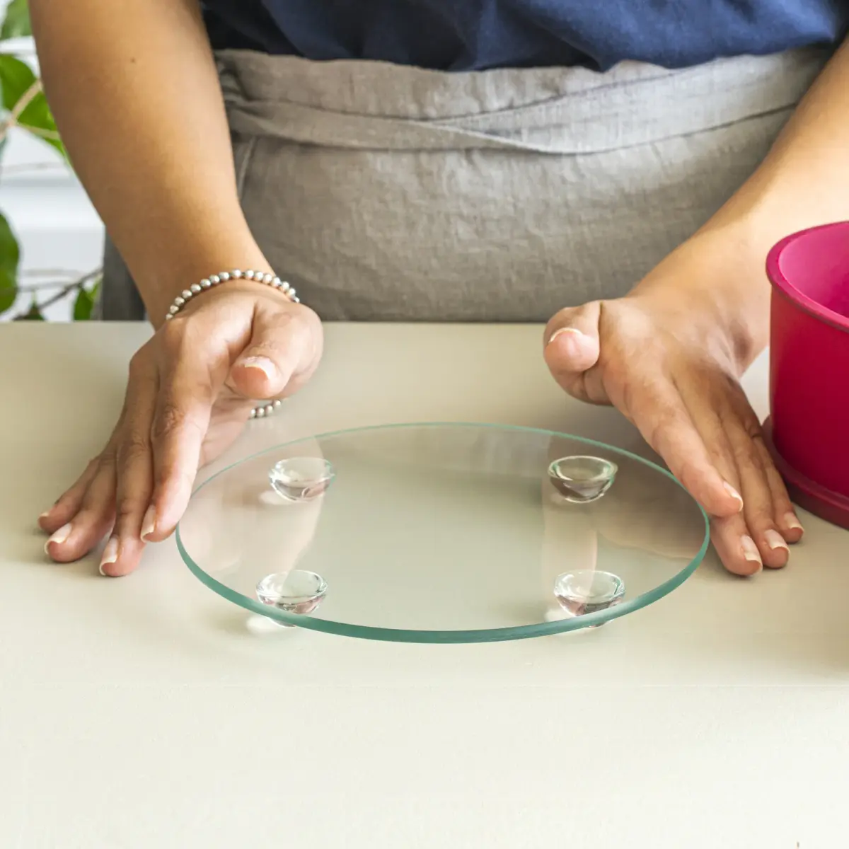 Coox Forma Springform 18cm Vermelho prato de vidro e pés 1,7L - Imagem 9