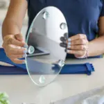 Coox Forma Springform 26cm Azul prato de vidro e pés 3,4L - Imagem 8