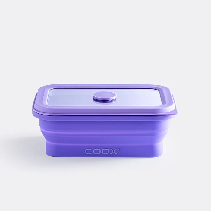 Coox Collaptibox 250ml Roxo; Coox Collaptibox 250ml Purple; Coox Collaptibox 250 ml Violet; Coox Collaptibox 450ml Roxo; Coox Collaptibox 450ml Purple; Coox Collaptibox 450 ml Violet