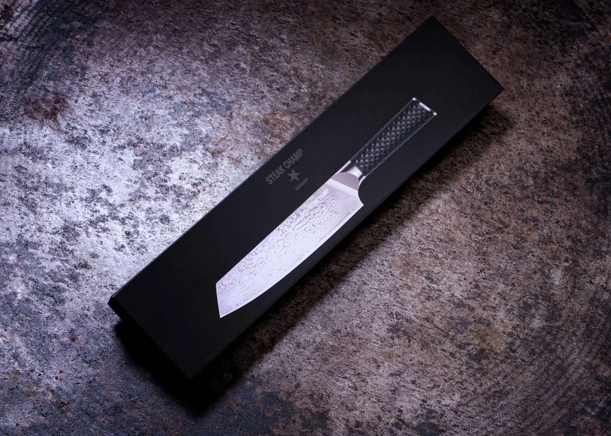 Steak Champ Faca de Chef Damascus Wagyu 20cm