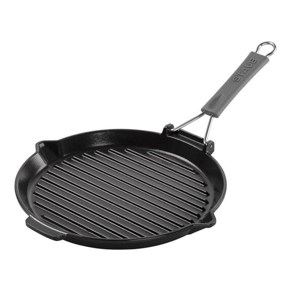 Staub Grelhador redondo 28cm com bico e pega