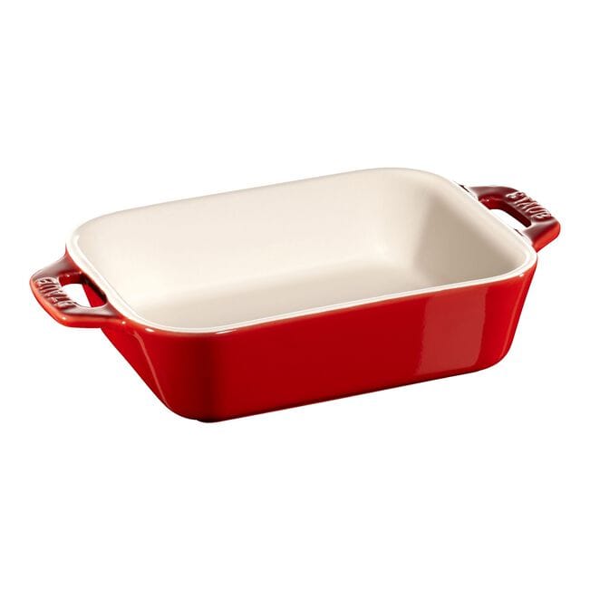 Staub Travessa de forno Cerâmica Vermelha 14x11cm