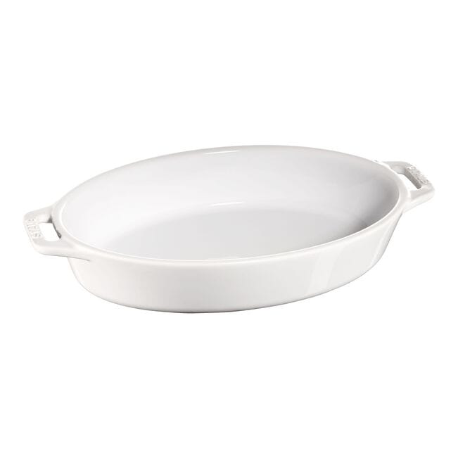 Staub Travessa de forno 23cm Branca Cerâmica