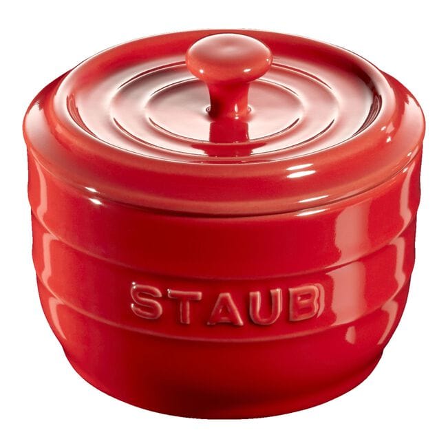 Staub Saleiro 10cm Cerâmica Vermelho cereja