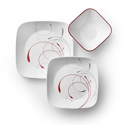 Corelle Splendor - Serviço de louça Vitrelle 18 peças;; Service de vaisselle Corelle Square Splendor 18 pièces en Vitrelle