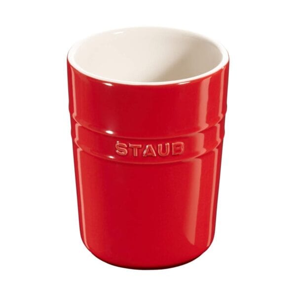 Staub Porta utensílios Cerâmico Vermelho 11cm