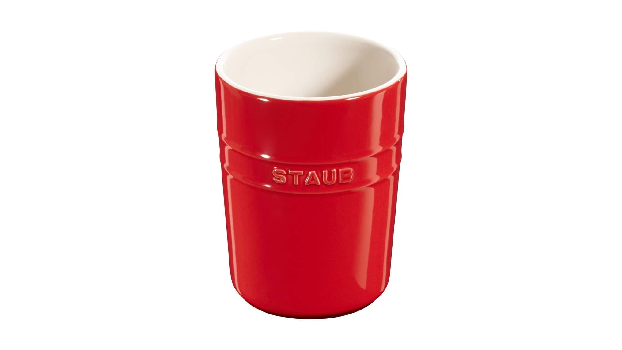 Staub Porta utensílios Cerâmico Vermelho 11cm