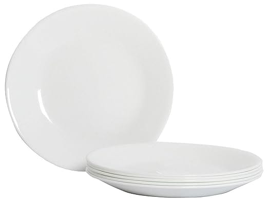 Corelle Winter Frost White - Prato de sobremesa em Vitrelle 17 cm; Corelle Winter Frost White - Vitrelle 17cm Dessert plate; Assiette à dessert Corelle Winter Frost White - Vitrelle 17 cm