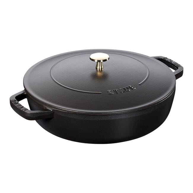 Staub Caçarola Chistera 24cm Ferro Fundido Preto