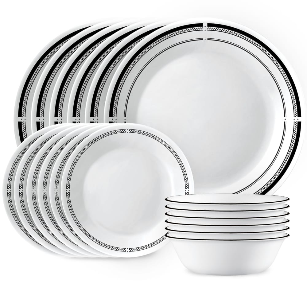 Corelle Brasserie - Serviço louça Vitrelle 18 peças; Service de vaisselle Corelle Brasserie 18 pièces en Vitrelle