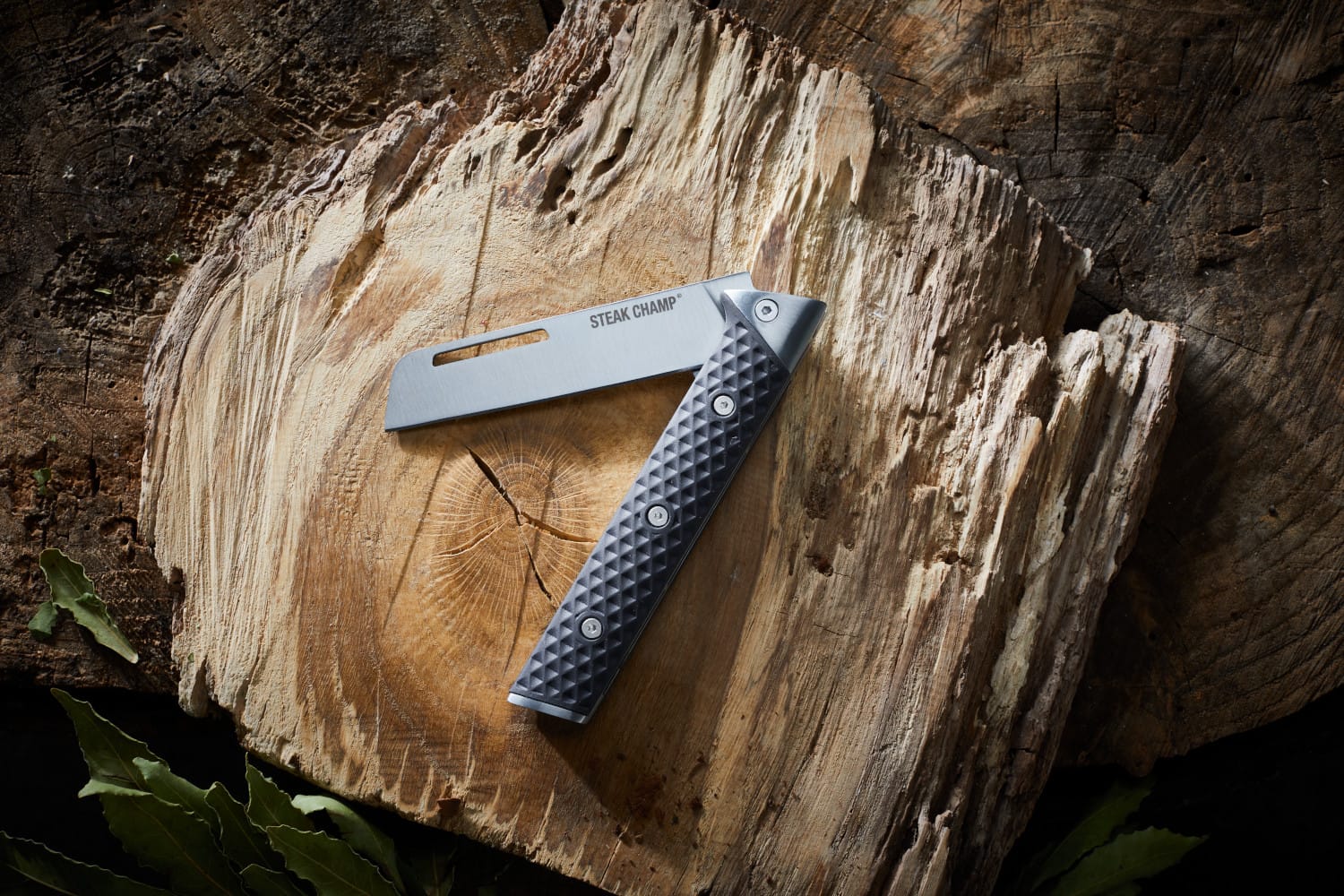 Steak Champ Faca Dobrável  Outdoor Chef BBQ Master 12cm