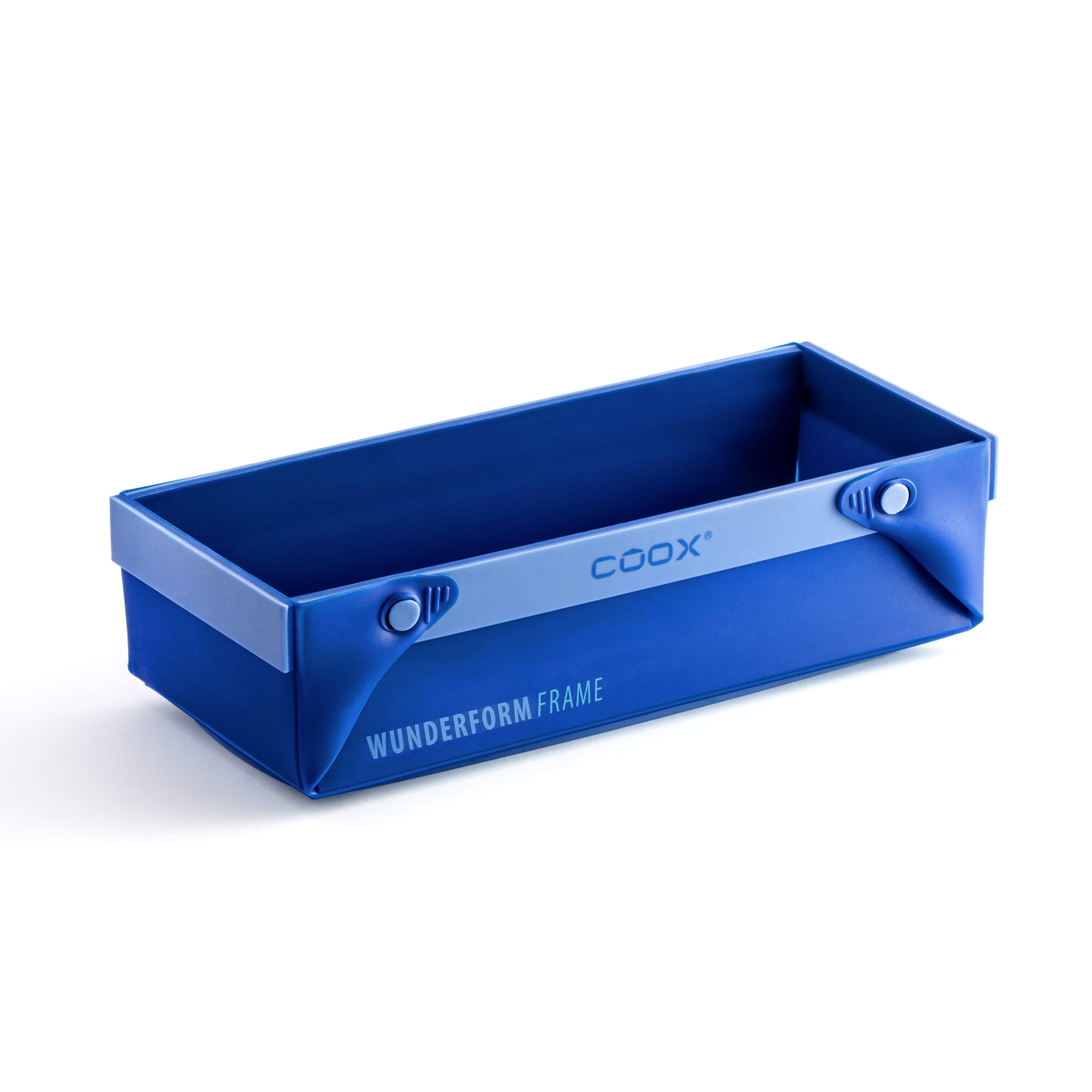 Coox Forma Wunderform Frame M Azul – forma de silicone dobrável e anti-aderente com reforços metálicos