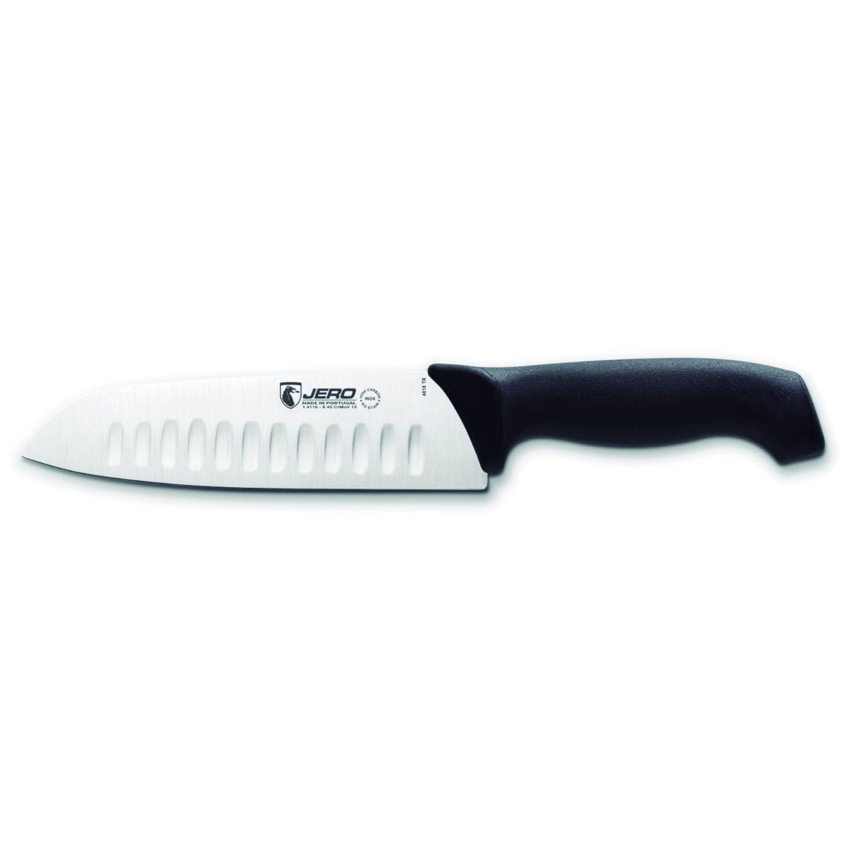 Jero Faca Santoku 18cm com Alvéolos Cabo Preto