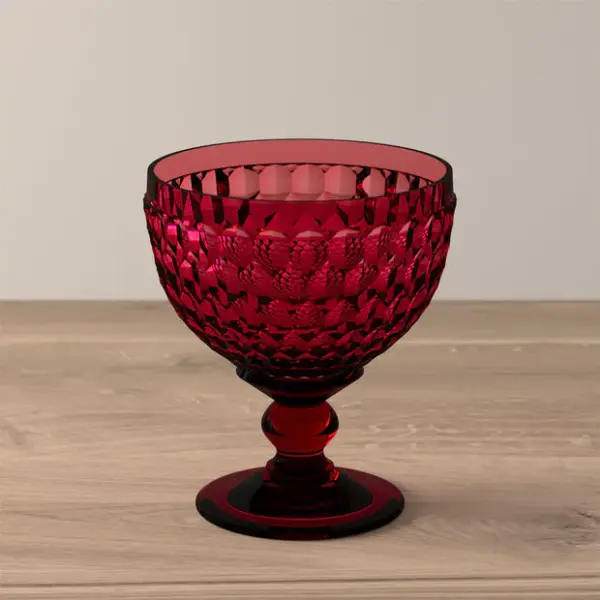 Villeroy & Boch Boston Taça Doces Champanhe Vermelho