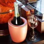 WWD Design Refrigerador de vinho WEGG Metal Ouro rosa - Imagem 2