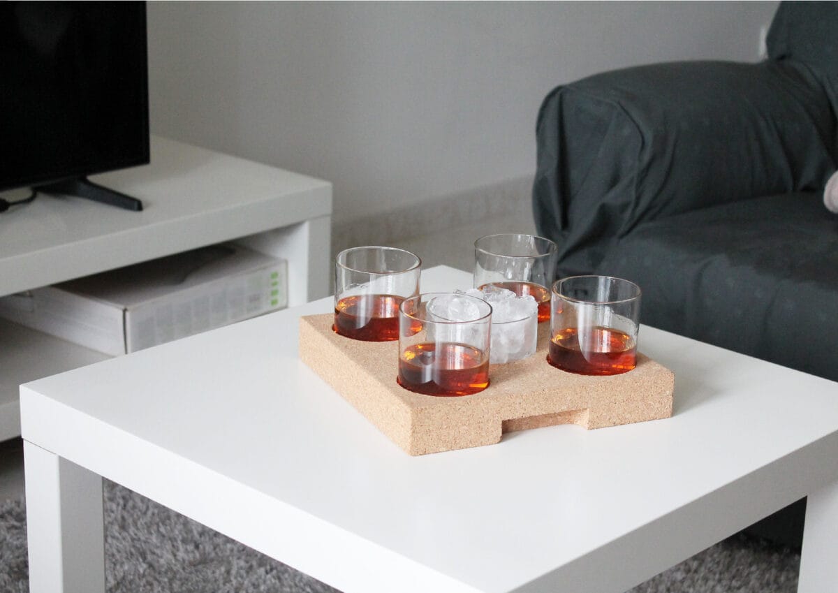 Hunikus Tabuleiro com Copos Botticelli W - Imagem 6