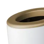 WWD Design Refrigerador de vinho DEMI Mix Branco com anel Ouro - Imagem 3