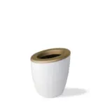 WWD Design Refrigerador de vinho DEMI Mix Branco com anel Ouro - Imagem 2