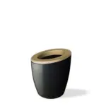 WWD Design Refrigerador de vinho DEMI Mix Preto com anel Ouro - Imagem 2